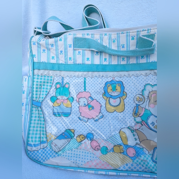 Vintage 1980s Baby Boom Diaper Bag Bear Nursery - Picture 3 of 7